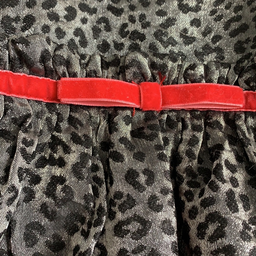 Carter’s 3M Silver & Black Leopard Dress w/ Diaper Cover EUC - Picture 7 of 10